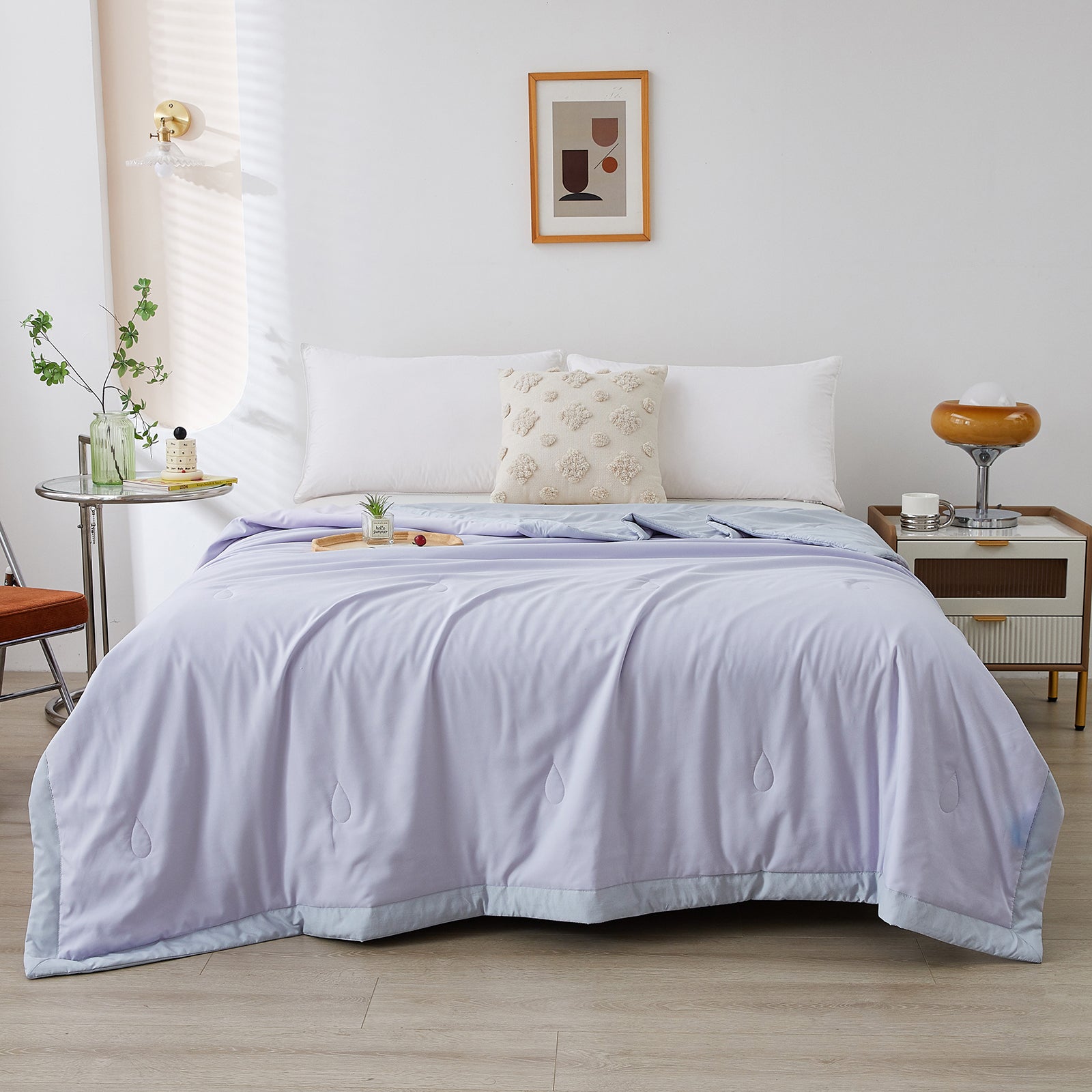 MeiLun Home Gentle Cloud Summer Duvet – Lilac Mist – SKU image