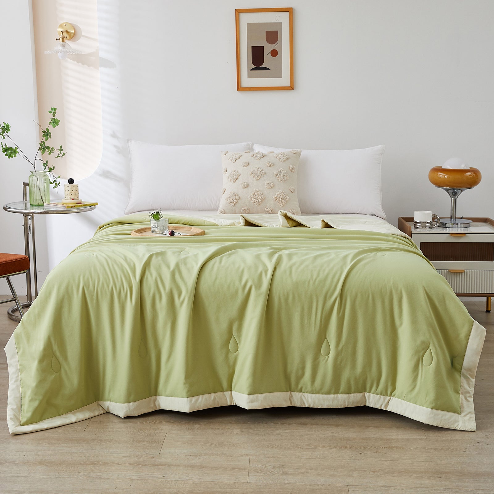 MeiLun Home Gentle Cloud Summer Duvet – Soft Aloe – SKU image