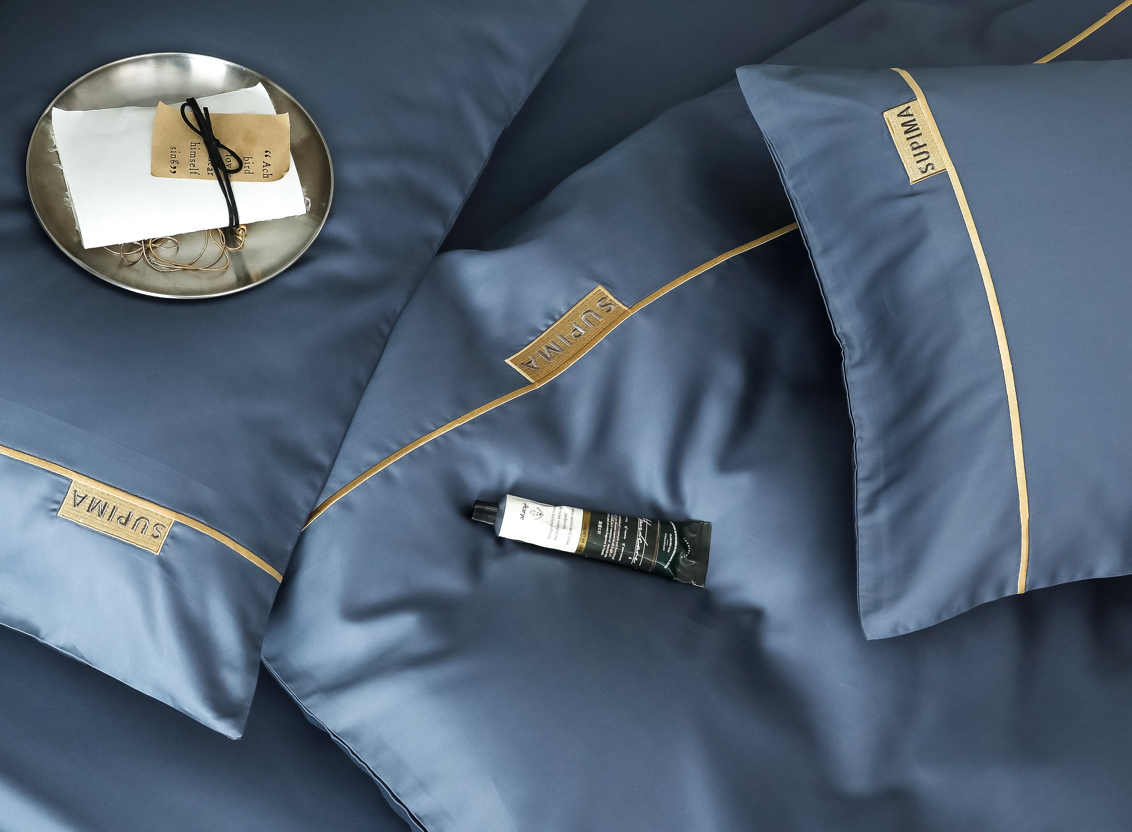 MeiLun Home Pima Reserve Bedding Set – Harbor Mist – product image 12