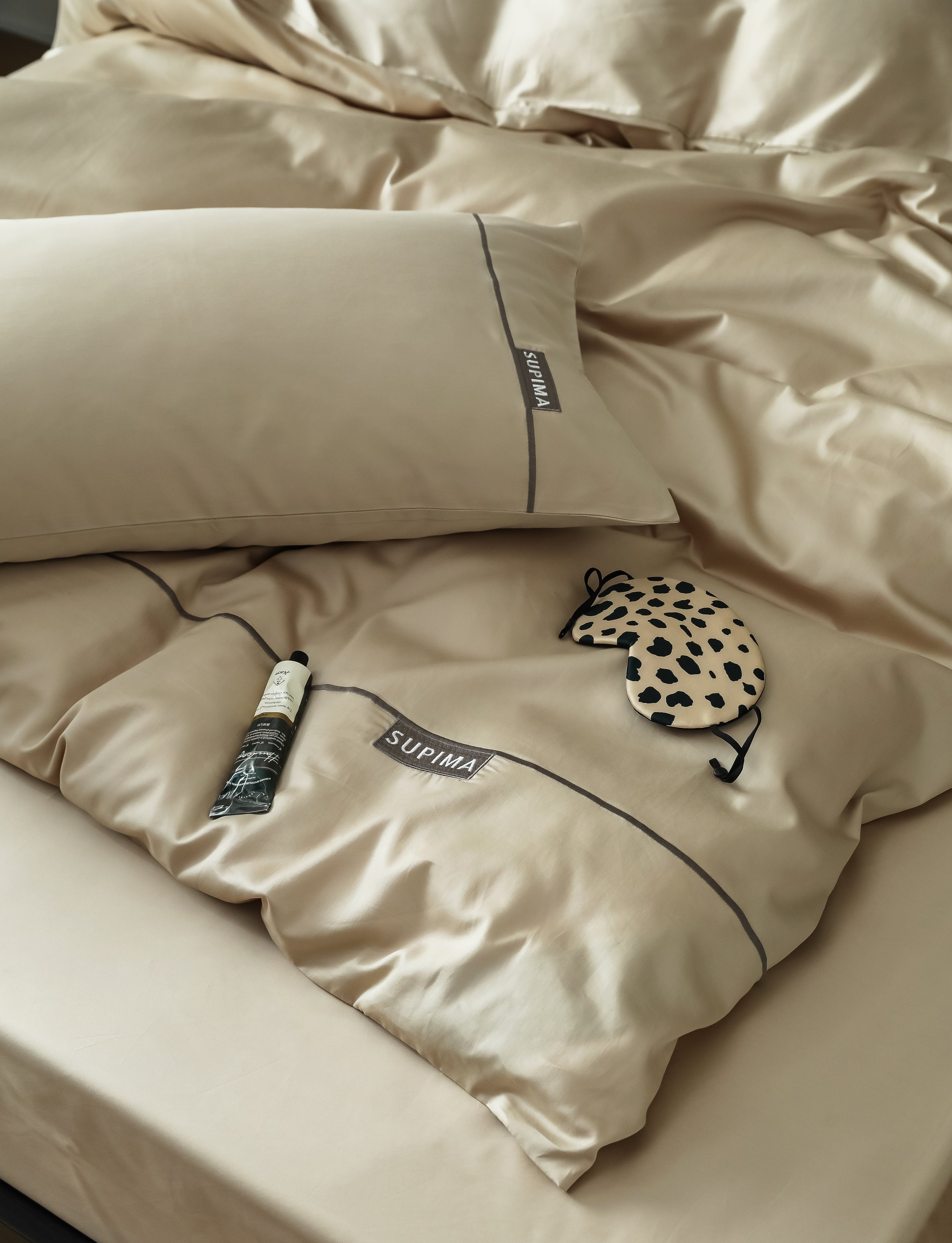 MeiLun Home Pima Reserve Bedding Set – Ivory Dune – product image 11
