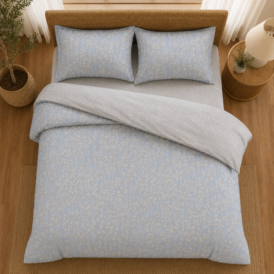 MeiLun Home Botanical Bedding Set – Aster Haze – product image 05