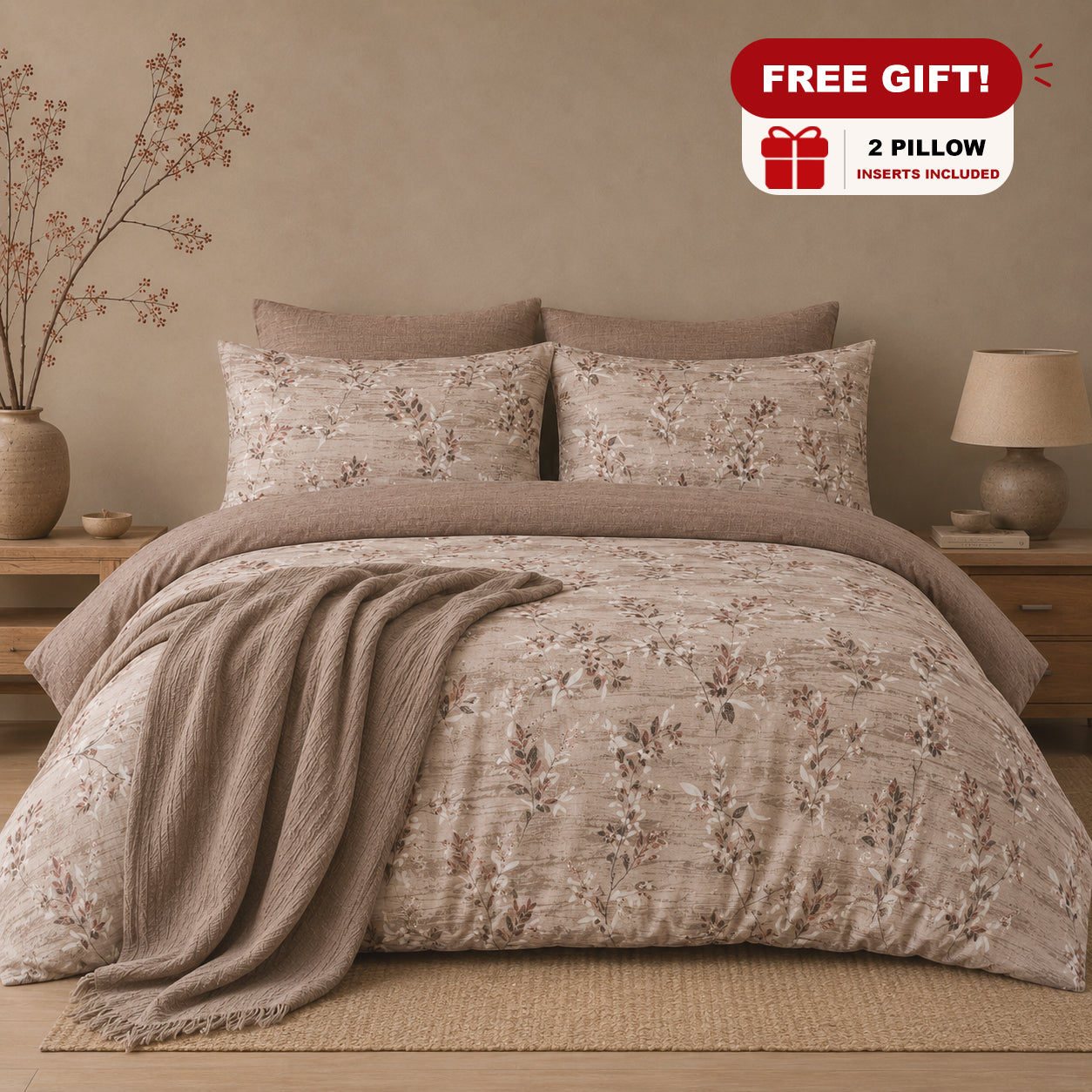 MeiLun Home Fleur Atelier Bedding Set – Wild Sprig – image 1