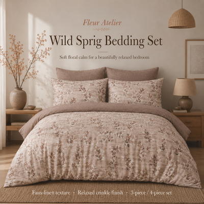 MeiLun Home Fleur Atelier Bedding Set – Wild Sprig – image 3