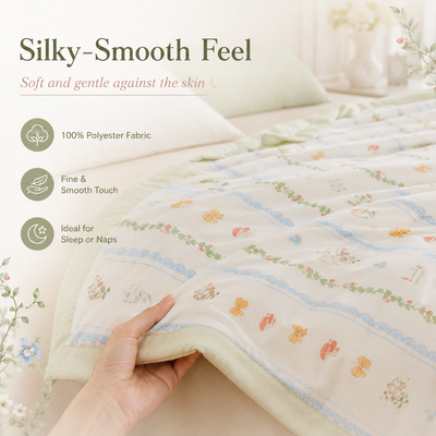 MeiLun Home Floral Lane Summer Duvet – Vine Garden – image 3