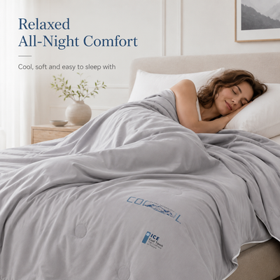 MeiLun Home Frost Veil Summer Duvet – Glacier Grey – image 5