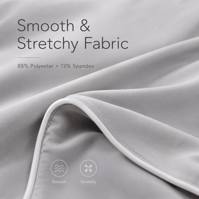 MeiLun Home Frost Veil Summer Duvet – Glacier Grey – image 10