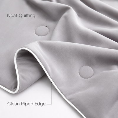 MeiLun Home Frost Veil Summer Duvet – Glacier Grey – image 11