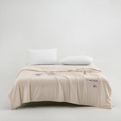 MeiLun Home Frost Veil Summer Duvet – Oat Ivory – SKU image