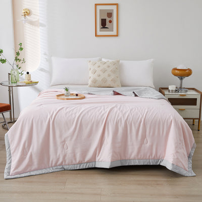 MeiLun Home Gentle Cloud Summer Duvet – Misty Blush – image 1