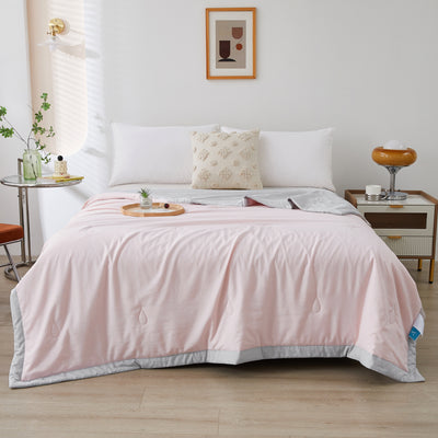 MeiLun Home Gentle Cloud Summer Duvet – Misty Blush – SKU image