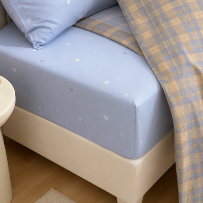 MeiLun Home Loom Check Bedding Set – Morning Plaid – product image 04