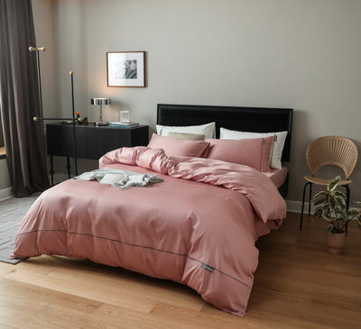 MeiLun Home Pima Reserve Bedding Set – Cameo Blush – product image 05