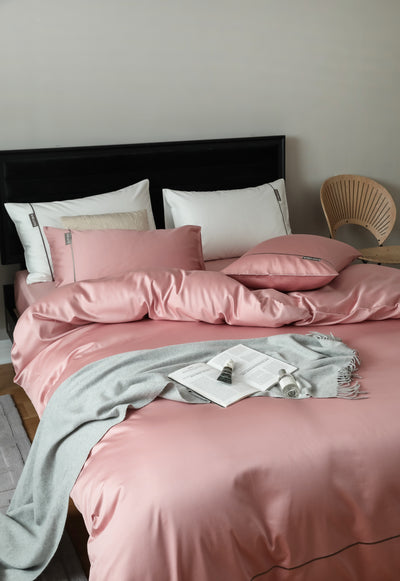 MeiLun Home Pima Reserve Bedding Set – Cameo Blush – product image 07