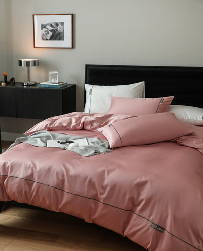 MeiLun Home Pima Reserve Bedding Set – Cameo Blush – product image 10