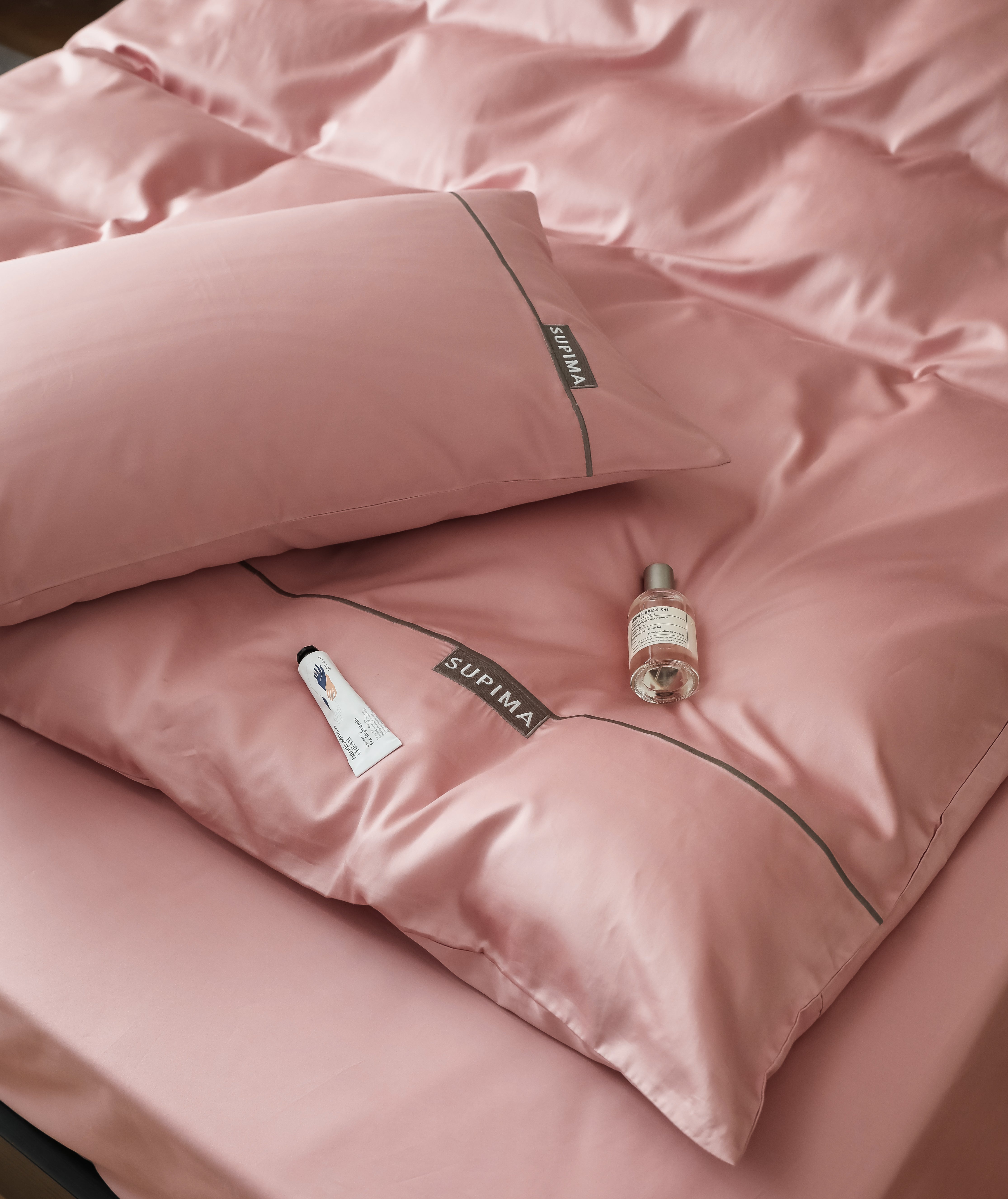 MeiLun Home Pima Reserve Bedding Set – Cameo Blush – product image 11