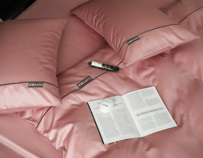 MeiLun Home Pima Reserve Bedding Set – Cameo Blush – product image 15
