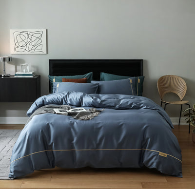 MeiLun Home Pima Reserve Bedding Set – Harbor Mist – product image 01