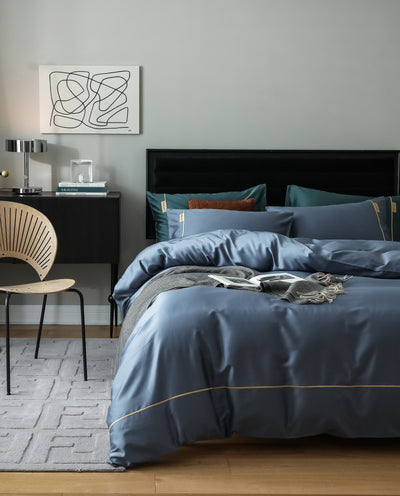 MeiLun Home Pima Reserve Bedding Set – Harbor Mist – product image 02