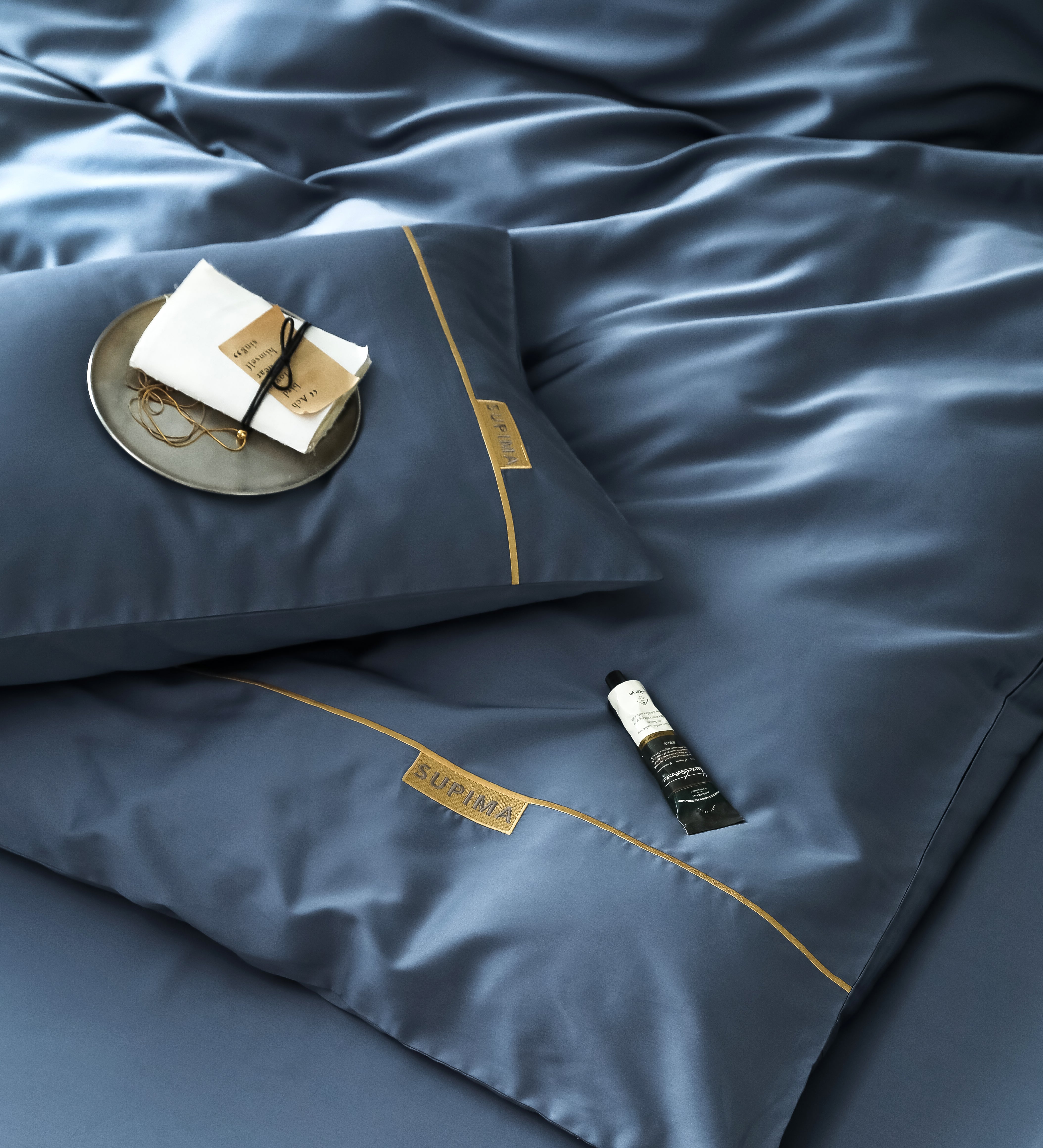 MeiLun Home Pima Reserve Bedding Set – Harbor Mist – product image 09