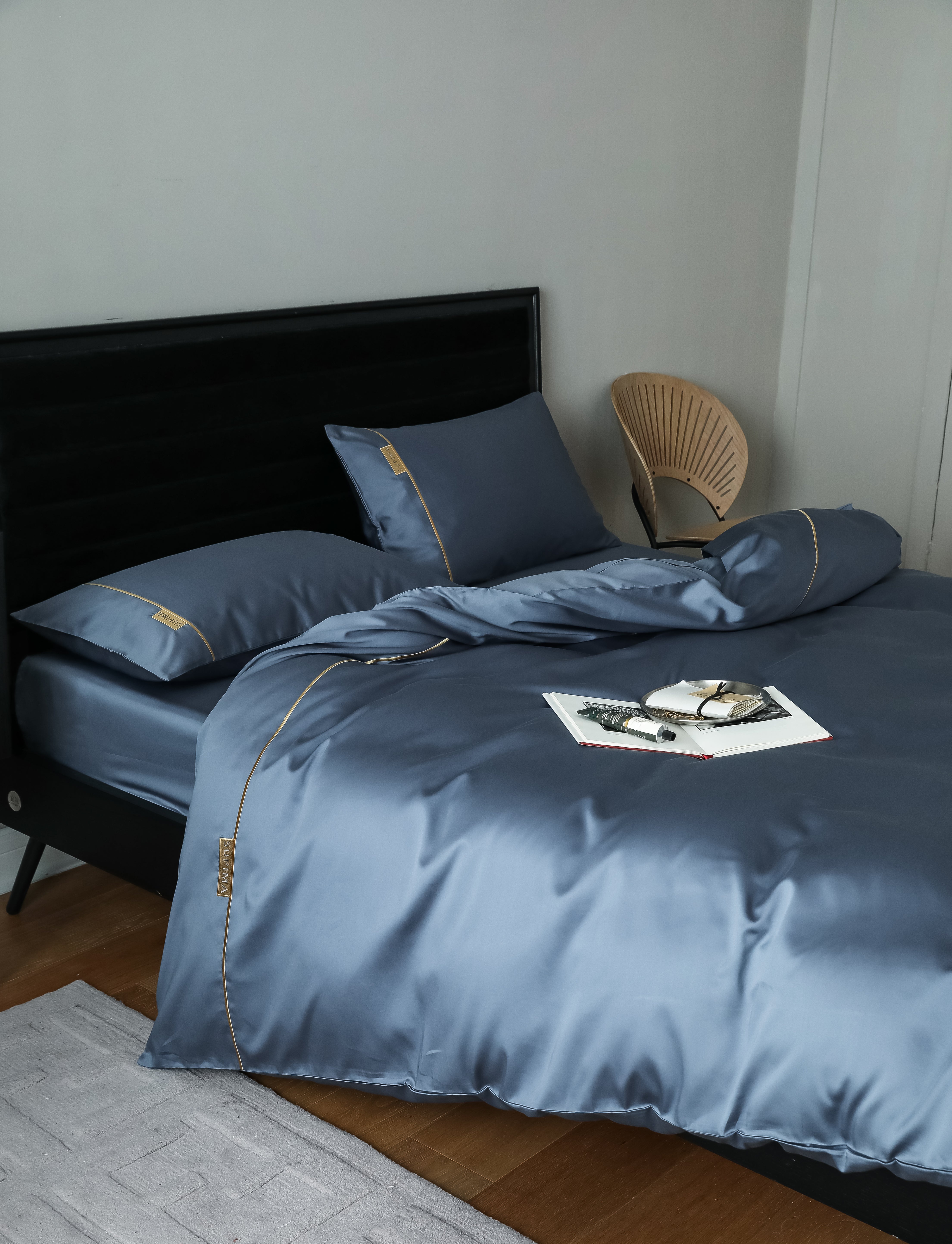 MeiLun Home Pima Reserve Bedding Set – Harbor Mist – product image 10