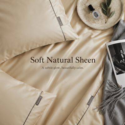 MeiLun Home Pima Reserve Bedding Set – Ivory Dune – image 7
