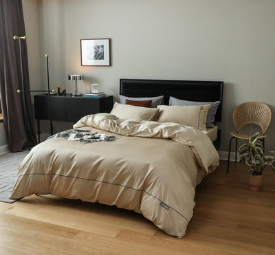 MeiLun Home Pima Reserve Bedding Set – Ivory Dune – product image 05