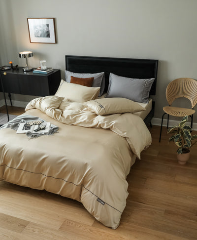 MeiLun Home Pima Reserve Bedding Set – Ivory Dune – product image 07
