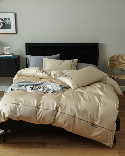 MeiLun Home Pima Reserve Bedding Set – Ivory Dune – product image 08