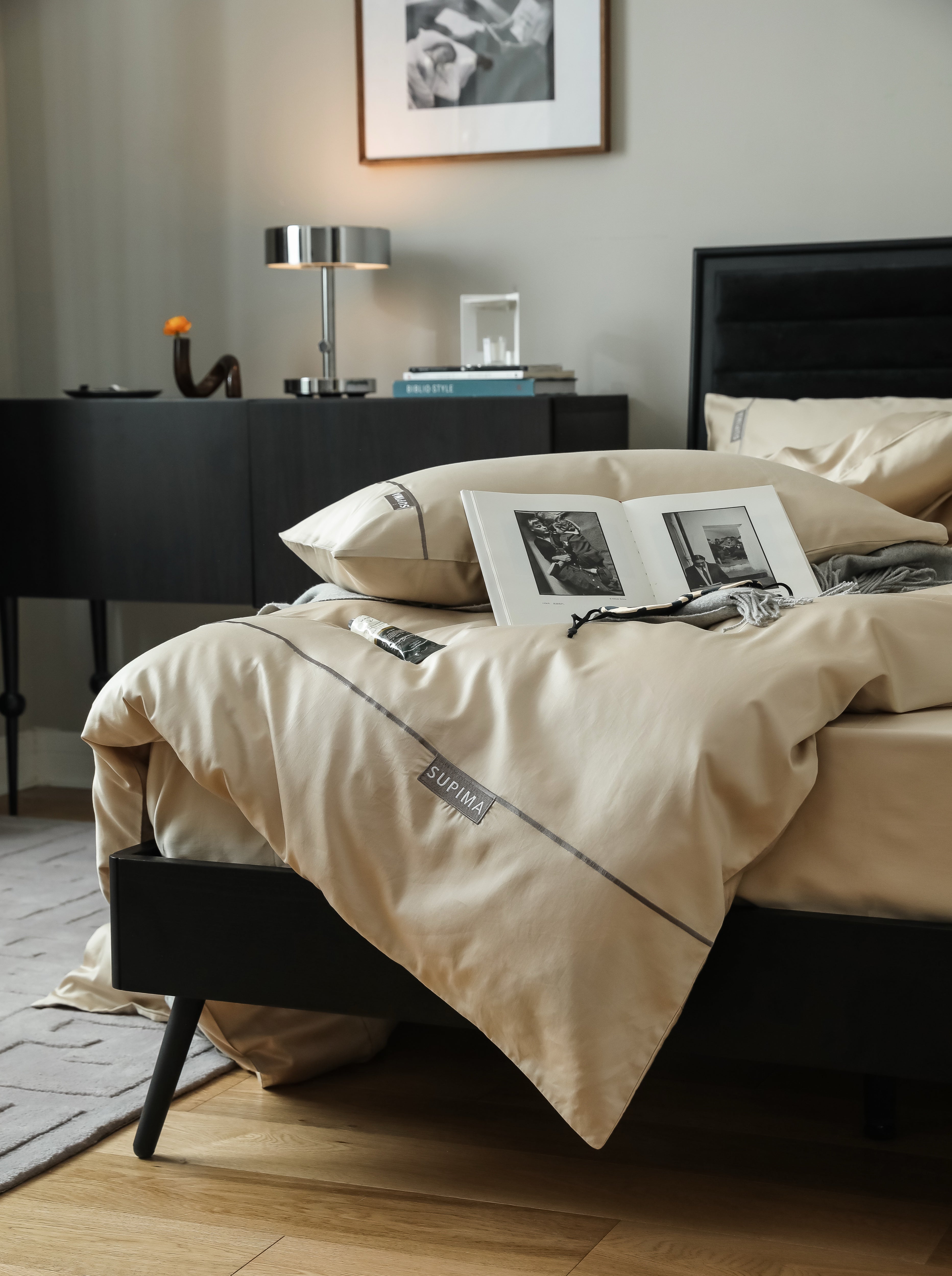 MeiLun Home Pima Reserve Bedding Set – Ivory Dune – product image 12