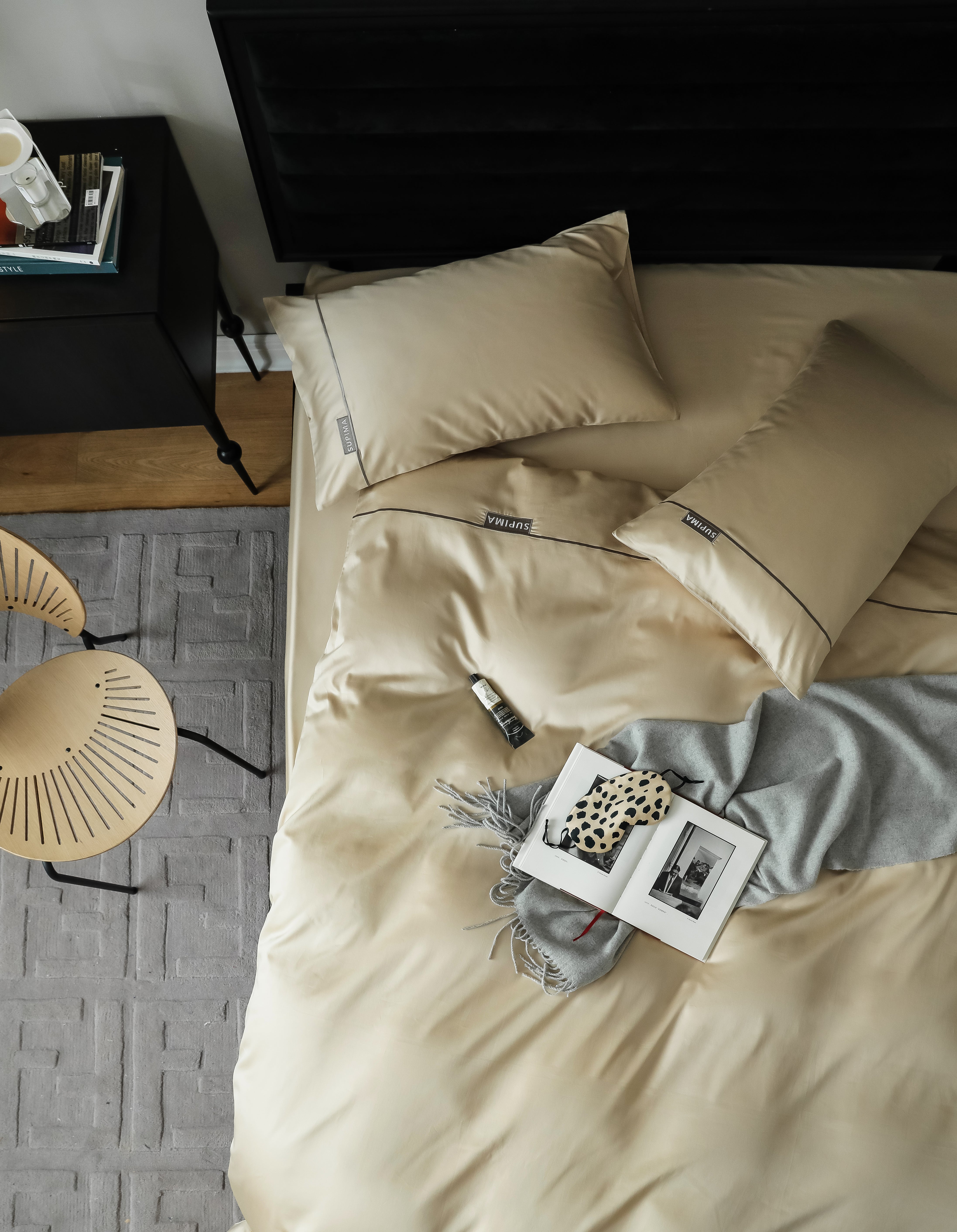 MeiLun Home Pima Reserve Bedding Set – Ivory Dune – product image 14