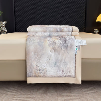 MeiLun Home Satin Bloom Summer Duvet – Floral Branch – SKU image
