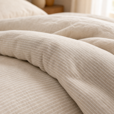 MeiLun Home Soft Living Bedding Set – Cream Beige – product image 05