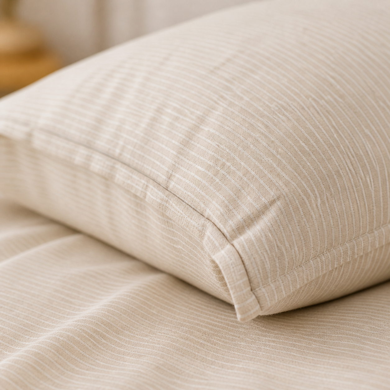 MeiLun Home Soft Living Bedding Set – Cream Beige – product image 06