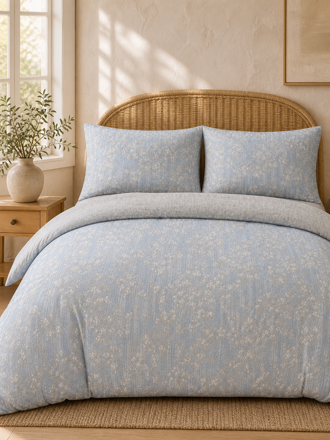 MeiLun Home Aster Haze bedding